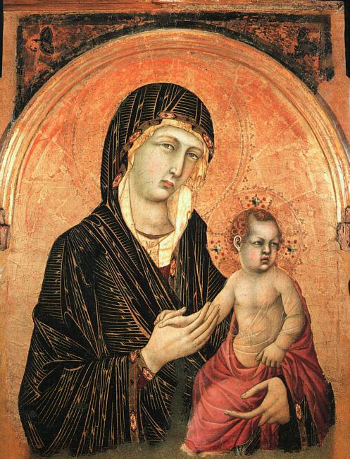 Simone Martini Madonna and Child   aaa china oil painting image